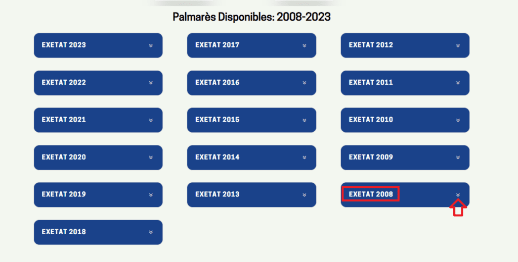 Palmarès Exetat 2008 PDF