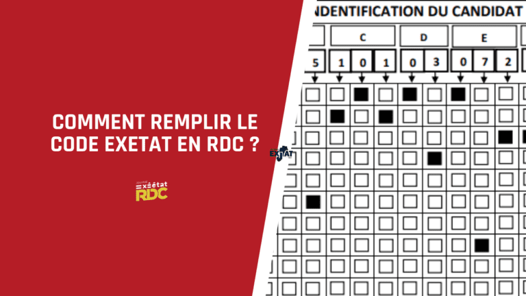 Comment remplir le code Exetat