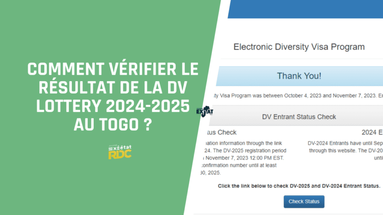 Vérifier le Résultat Loterie Visa 2024-2025 au Togo