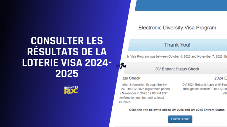 consulter les résultats de la Loterie Visa 2024-2025