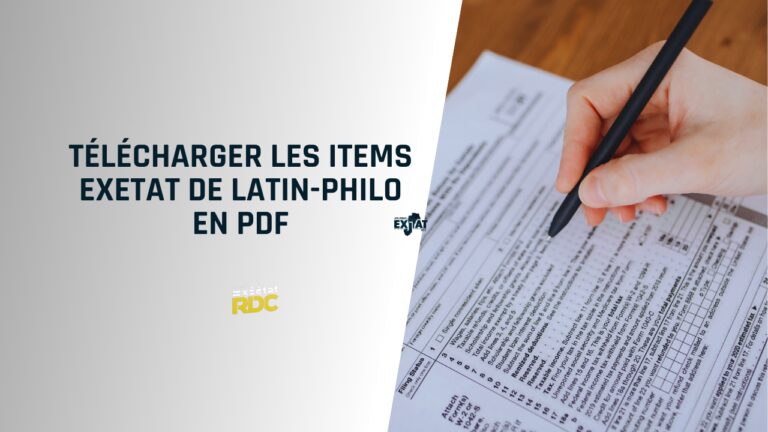 Items Exetat de Latin-Philo en PDF