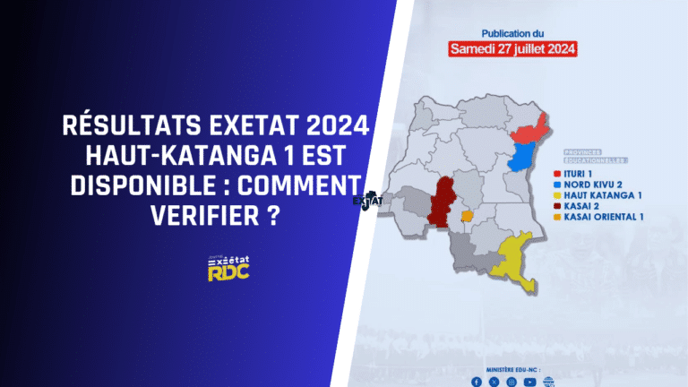 Résultats Exetat 2024 Haut-Katanga 1