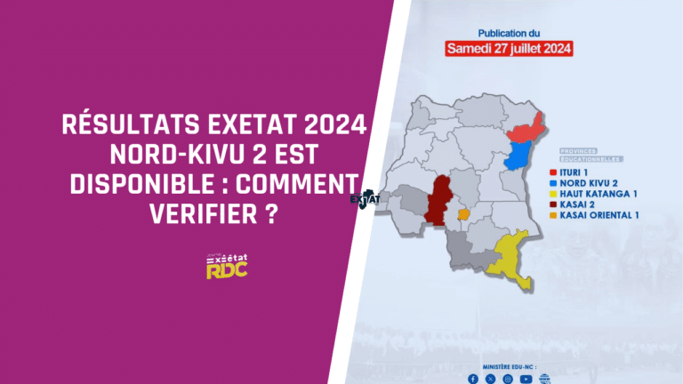 Résultats Exetat 2024 Nord-Kivu 2