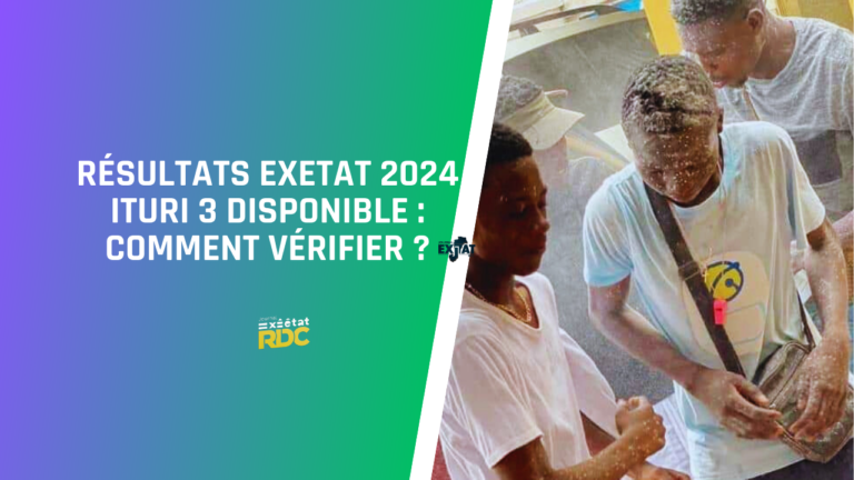 Résultats Exetat 2024 Ituri 2 et 3 Disponibles