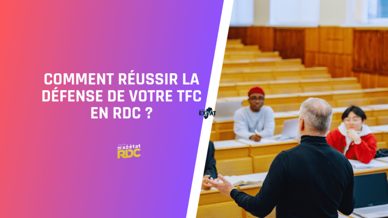 réussir la défense de votre TFC en RDC