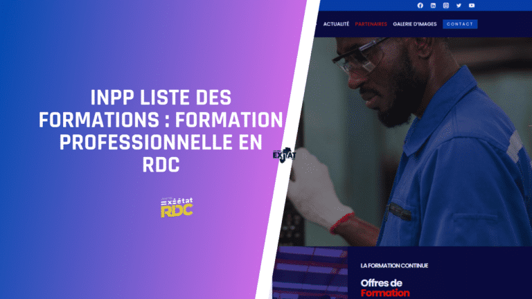 INPP Liste des Formations