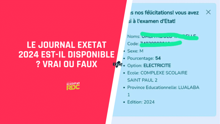 Journal Exetat 2024 Est-il Disponible