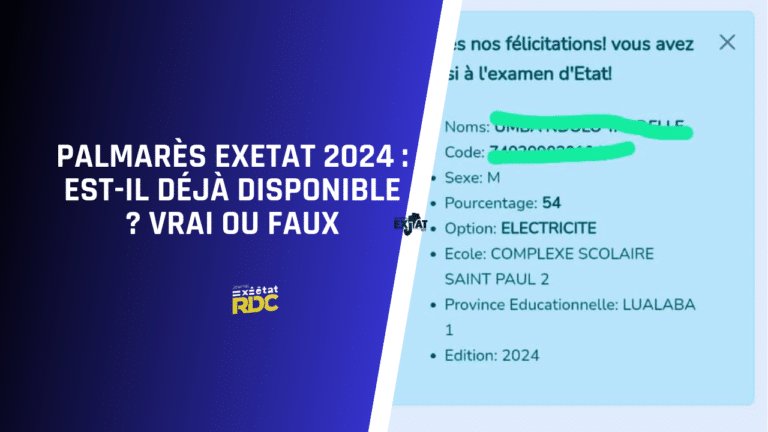 Palmarès Exetat 2024 : Est-il déjà disponible